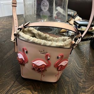 Kate Spade Flamingo Bucket Bag